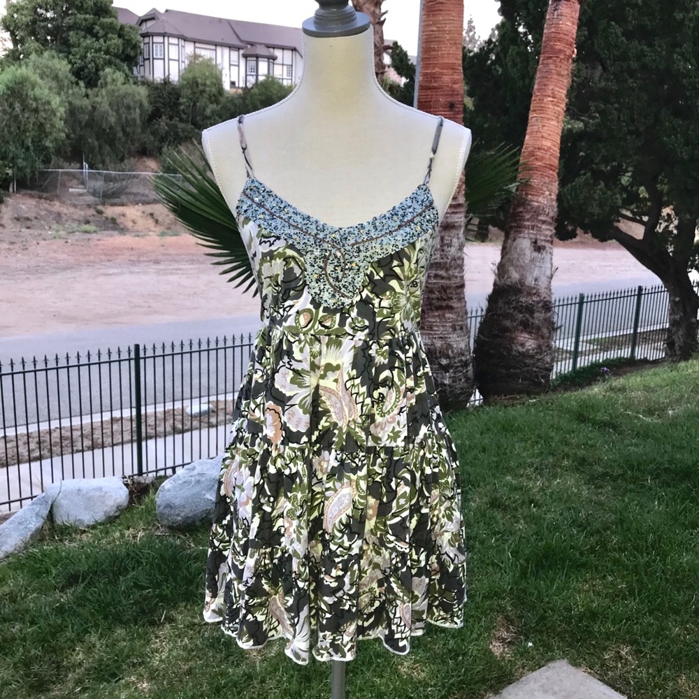 Free people beaded floral dress